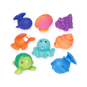 Elegant Baby Bath Squirties ~ Sea Party