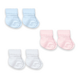 Jefferies Socks Baby Turn Cuff Bubble Bootie Socks 2pk