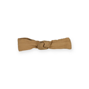 Bean's Barcelona Muslin Headband ~ Tan