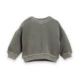 Play Up Baby Boy Fleece Sweatshirt & Sweatpants Set ~ Washed Black