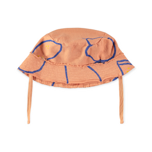 Babyclic Tutti Frutti Sun Hat ~ Orange/Blue