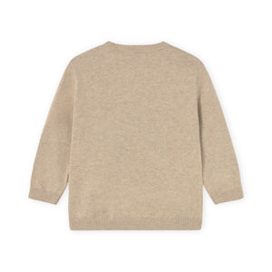 Mayoral Baby Boy Knit Dog Sweater ~ Bright Beige