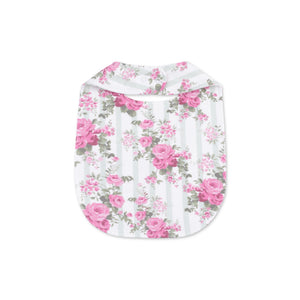 Angel Dear Feeding Bib ~ Cabbage Rose Stripe