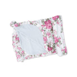 Angel Dear Ruffle Blanket ~ Cabbage Rose Stripe