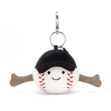 Jellycat Amuseables Sports Baseball Bag Charm