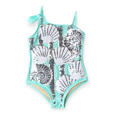 Shade Critters Flippy Sequin Swimsuit ~ Mint Shells