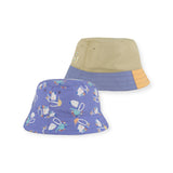 Mayoral Baby Boy Printed Reversible Bucket Hat ~ Happy Doggy/Lilac