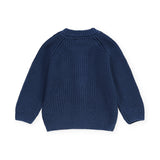 Babyface Baby Boy Knit Zip Cardigan ~ Blue