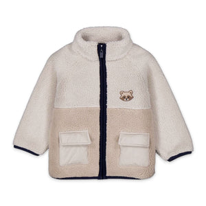 Mayoral Baby Boy Sherpa Jacket ~ Dark Taupe