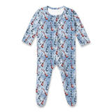 Baby Steps Let's Rock Zip Footie ~ Blue