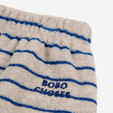 Bobo Choses Baby Beneath The Moon Terry Hoodie & Sweatpants Set ~ Blue Stripe
