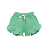 Play Up Baby Apple Print s/s T-Shirt & Woven Ruffle Shorts Set ~ Light Pink/Dark Mint
