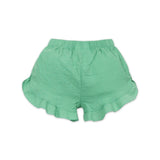 Play Up Baby Apple Print s/s T-Shirt & Woven Ruffle Shorts Set ~ Light Pink/Dark Mint