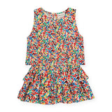 Bobo Choses Woven Top and Ruffle Skirt Set ~ Confetti