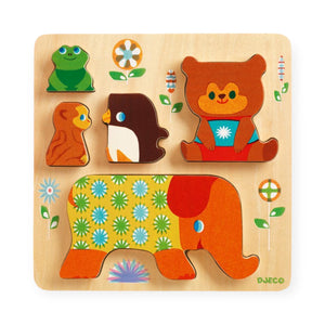 Djeco Woody Pile Wooden Puzzle