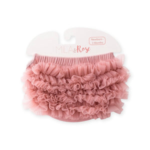 Mila & Rose Ruffle Bum Bloomer ~ Vintage Pink
