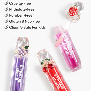 Super Smalls Gloss it Fruity Lip Gloss Ring Set