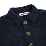 Molo Baby Honors Jacket, Emore Henley & Solomi Pants Set ~ Total Eclipse/Infinity Noise
