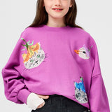 Molo Marika Sweatshirt 7-12 ~ Animal Sparkle