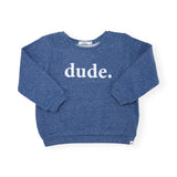 Oh Baby! Dude Boxy Sweatshirt ~ Denim