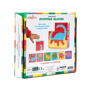 eeBoo Dinosaur Picture Blocks Puzzle