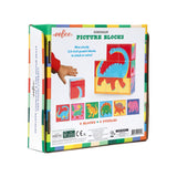 eeBoo Dinosaur Picture Blocks Puzzle