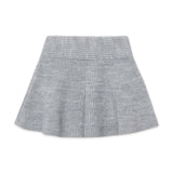 Mayoral Girls Knit Sweater & Skirt Set w/ Pearls 7-12 ~ Mixed Grey