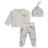 Magnetic Me Organic Cotton Magnetic 3pc Kimono Set ~ Little Lovin'