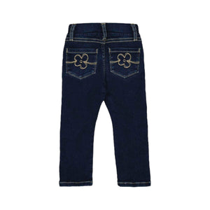 Mayoral Baby Girl Basic Jeans ~ Super Dark Wash