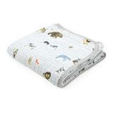 Little Unicorn Cotton Muslin Quilt ~ Party Animals