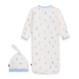 Magnetic Me Modal Gown & Hat Set ~ Baby Beats Blue
