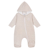 Petit Bateau Padded Hooded Bunting ~ Oatmeal