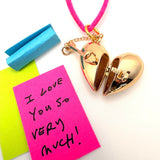 Gunner & Lux Valentine's Heart Locket Necklace