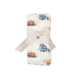 Angel Dear Swaddle Blanket ~ Off Road Adventure