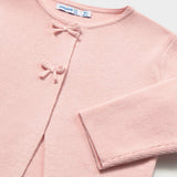 Mayoral Baby Girl Knit Cardigan w/ Bows ~ Peony