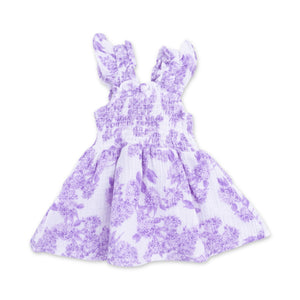 Angel Dear Ruffle Strap Smocked Tunic & Bloomer Set ~ Lilac Floral