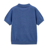 Mayoral Boys Knit s/s Polo ~ Indigo