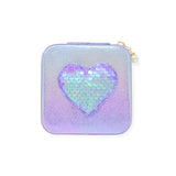 Tiny Treats Sparkling Sequin Heart Jewelry Box