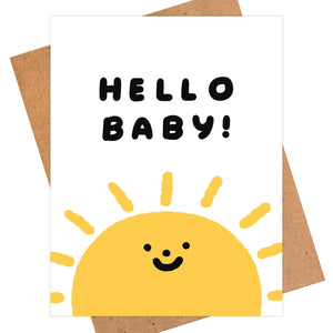 IEJ Studio Sunshine Hello Baby! New Baby Card