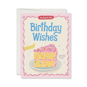 Red Cap Cards Cake Mix Birthday Card