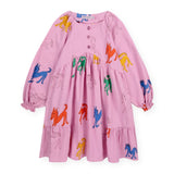 Bobo Choses Wonder Horse Printed Woven Dress ~ Pink