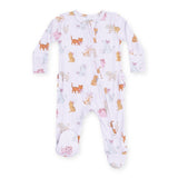 Angel Dear 2 Way Zipper Ruffle Footie ~ Fancy Pets
