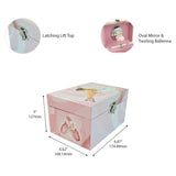 Mele and Co Casey Ballerina Musical Jewelry Box