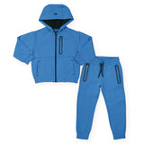 Mayoral Boys Zip Hoodie & Sweatpants w/ Pockets Set ~ Cerulean