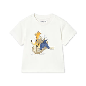 Mayoral Baby Boy Zip Hoodie, Tee & Joggers 3pc Set ~ Golden/Navy