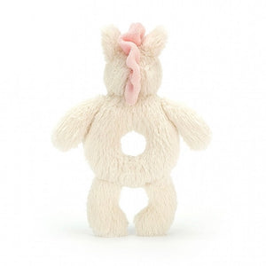 Jellycat Bashful Unicorn Ring Rattle