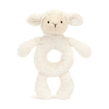 Jellycat Bashful Lamb Ring Rattle