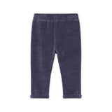 Mayoral Baby Boy Ribbed Velour Pants ~ Blue Whale