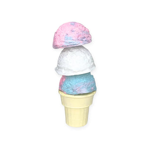 Twee Blue Raspberry Ice Cream Cone Handmade Sidewalk Chalk