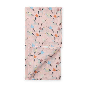 Loulou Lollipop Muslin Swaddle ~ Unicorn Ballet